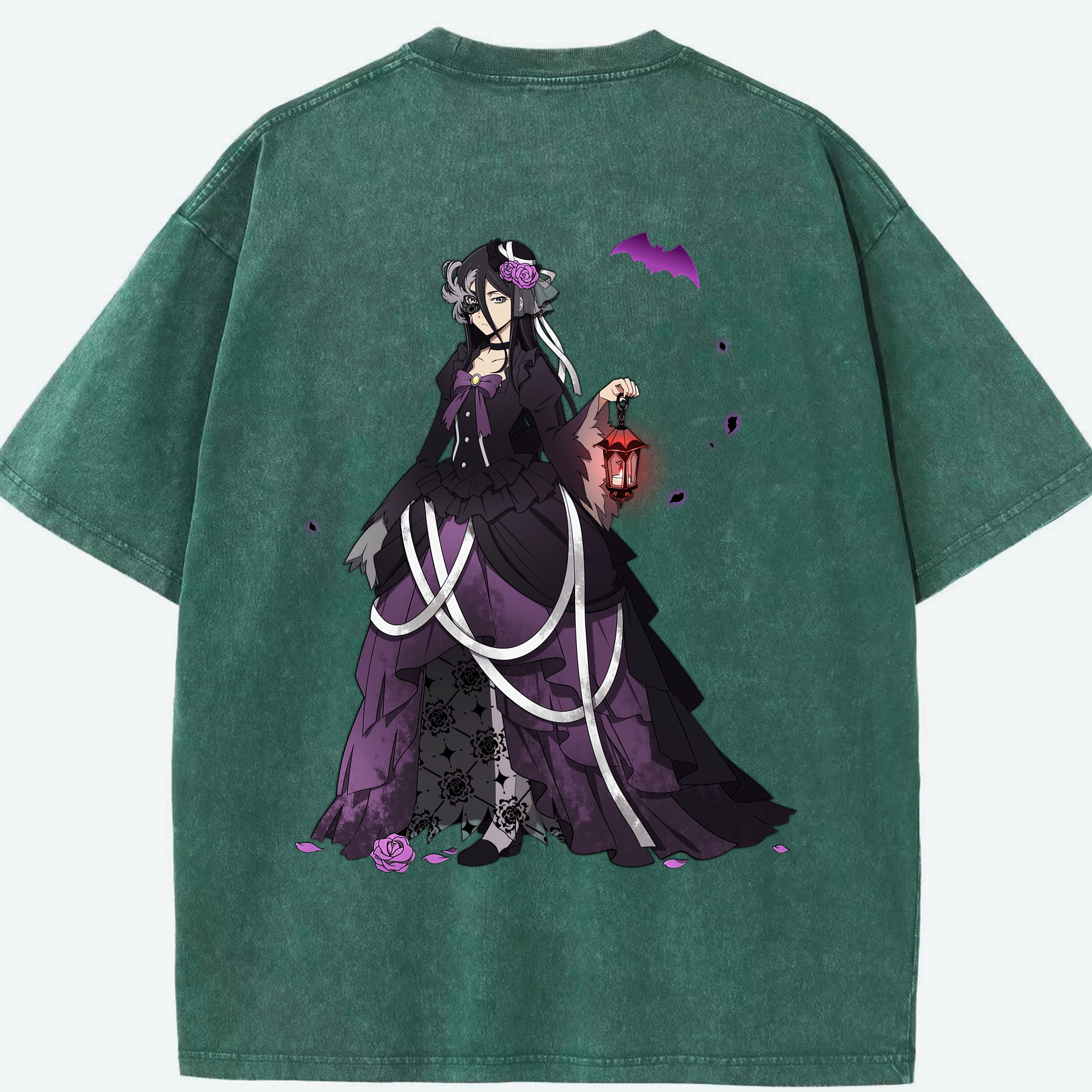（画像用） 文豪ストレイドッグス Bungo Stray Dogs 綿100% ヴィンテージ風 半袖Tシャツ（背面プリント）